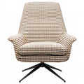 Accentfauteuil draaibaar, kleur grijs
