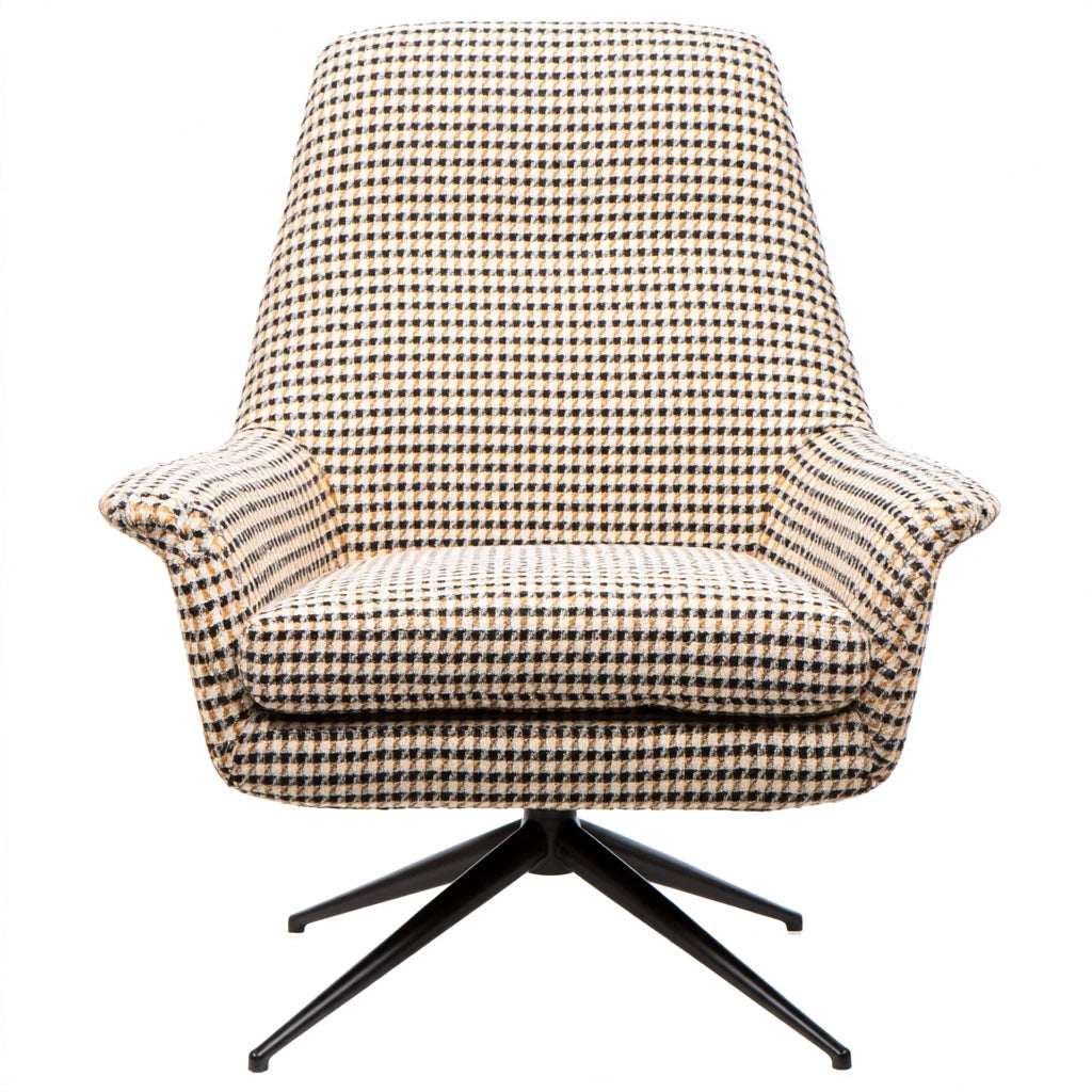 Accentfauteuil draaibaar, kleur grijs