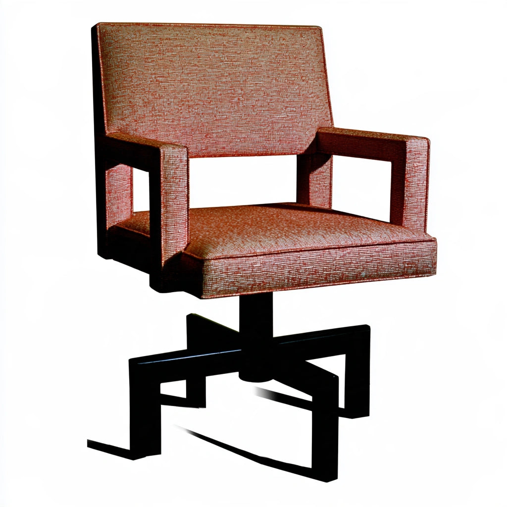 Accentfauteuil draaibaar, kleur grijs