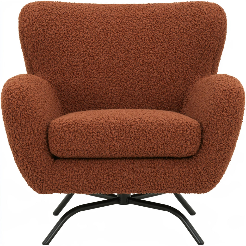 Accentfauteuil draaibaar, kleur grijs