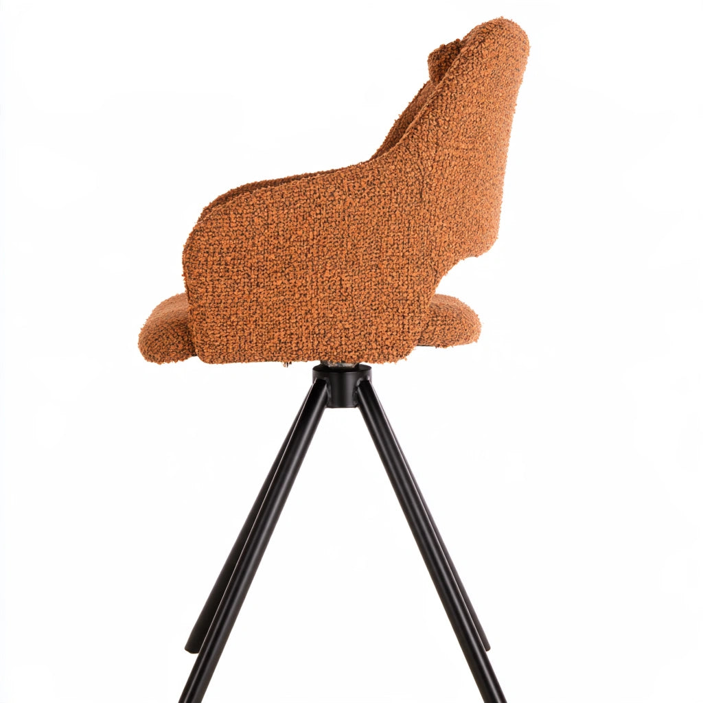 Accentfauteuil draaibaar, kleur grijs