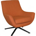 Accentfauteuil draaibaar, kleur grijs